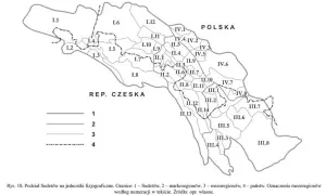 Szczegółowa mapa Karpat i Sudetów: najważniejsze szczyty i pasma górskie