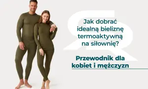 Para idealna w zielonej bieliźnie termoaktywnej. Dowiedz się, jak dobrać bieliznę termoaktywną do intensywnego podejścia na siłownię.