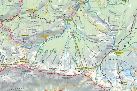 Najlepsza mapa Tatr Zachodnich: planuj wycieczki z łatwością