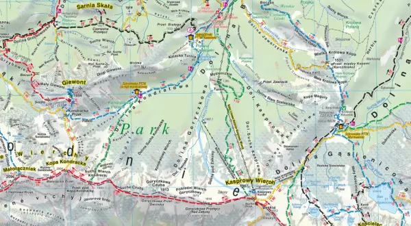 Najlepsza mapa Tatr Zachodnich: planuj wycieczki z łatwością