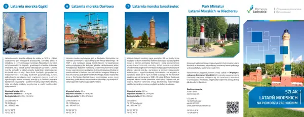 Jak zaplanować trasę fotograficzną po najpiękniejszych latarniach morskich? Zobacz latarnie w Gąskach, Darłowie, Jarosławcu i Park Miniatur Latarni Morskich w Niechorzu.